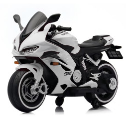 Детский электромотоцикл Ducati (12V, EVA, ручка газа, спидометр) - FT-921-WHITE